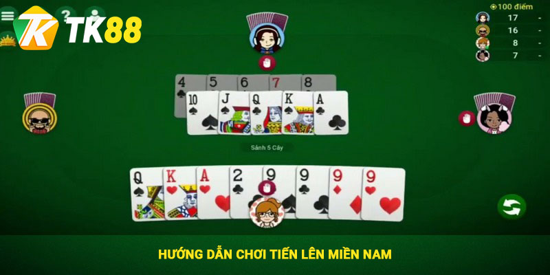 Tiến Lên Miền Nam - Game Bài Đổi Thưởng Hấp Dẫn Tại TK88 2 Hướng dẫn chơi Tiến Lên miền nam